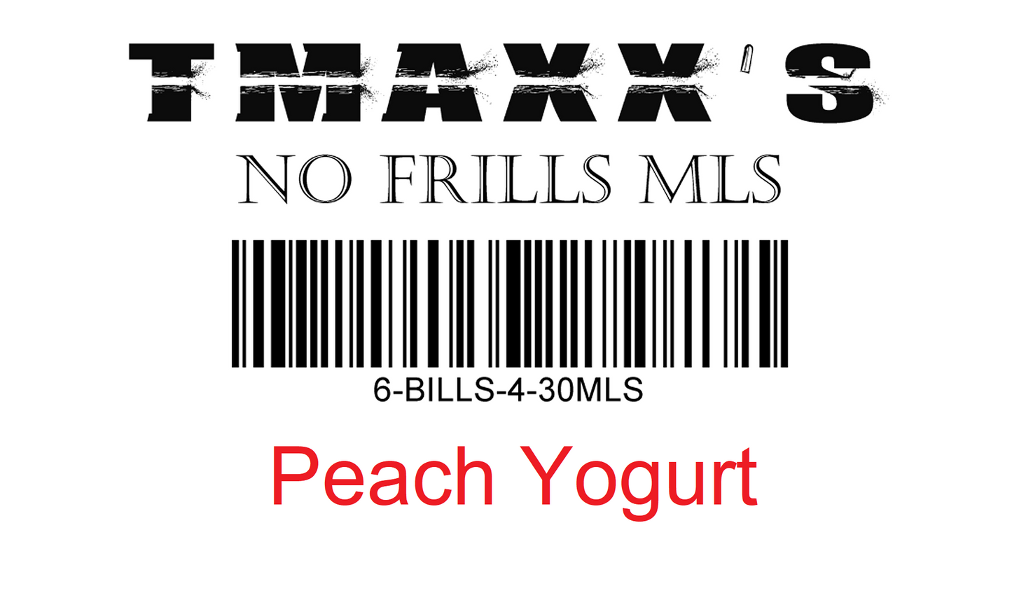 No Frills Peach Yogurt