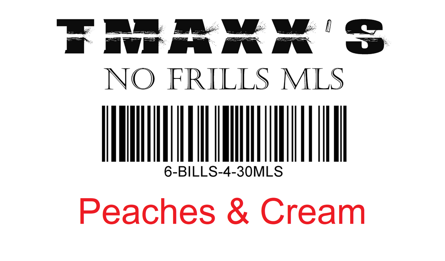 No Frills Peaches & Cream