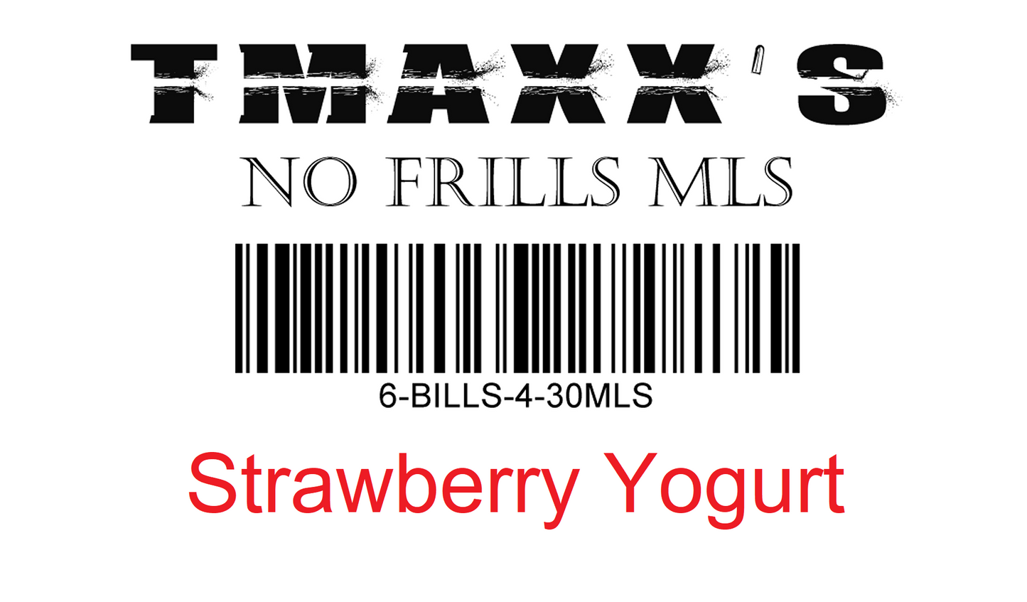 No Frills Strawberry Yogurt