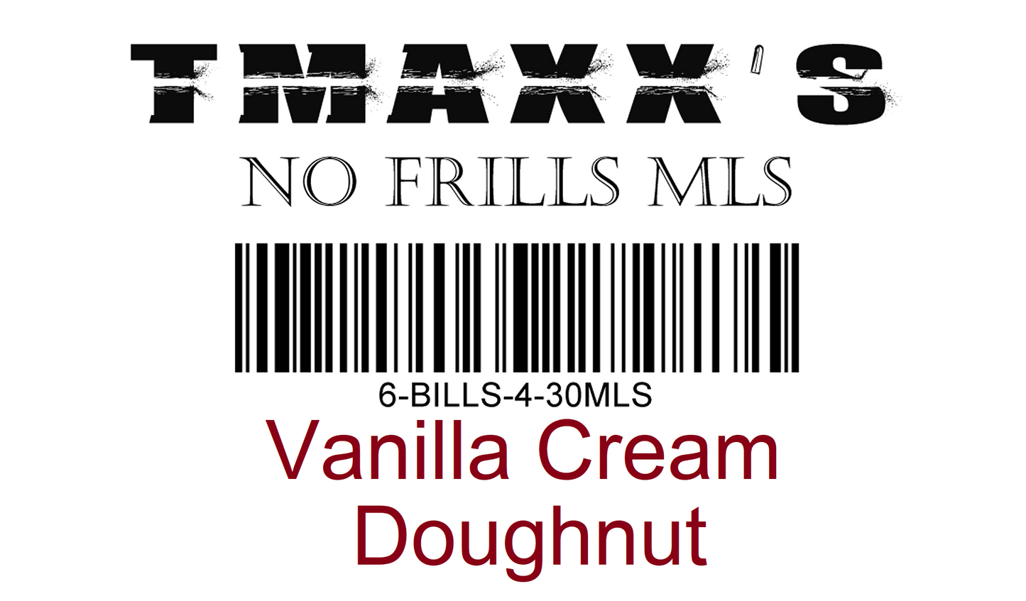No Frills Vanilla Cream Doughnut