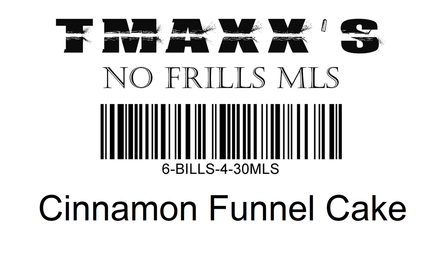 No Frills Cinnamon Funnel Cake