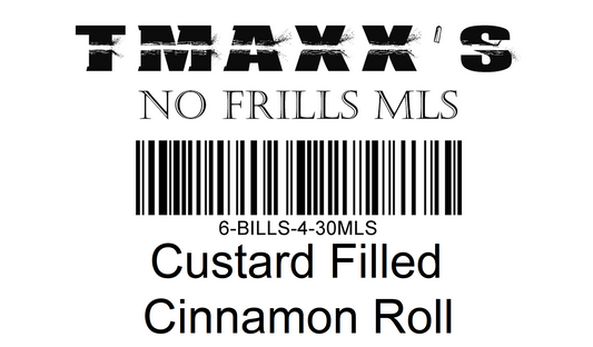 No Frills Custard Filled Cinnamon Roll