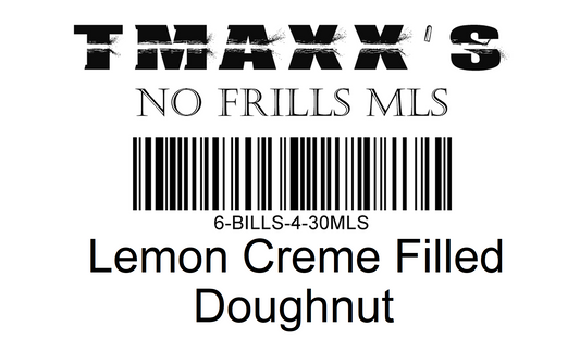 No Frills Lemon Creme Filled Doughnut