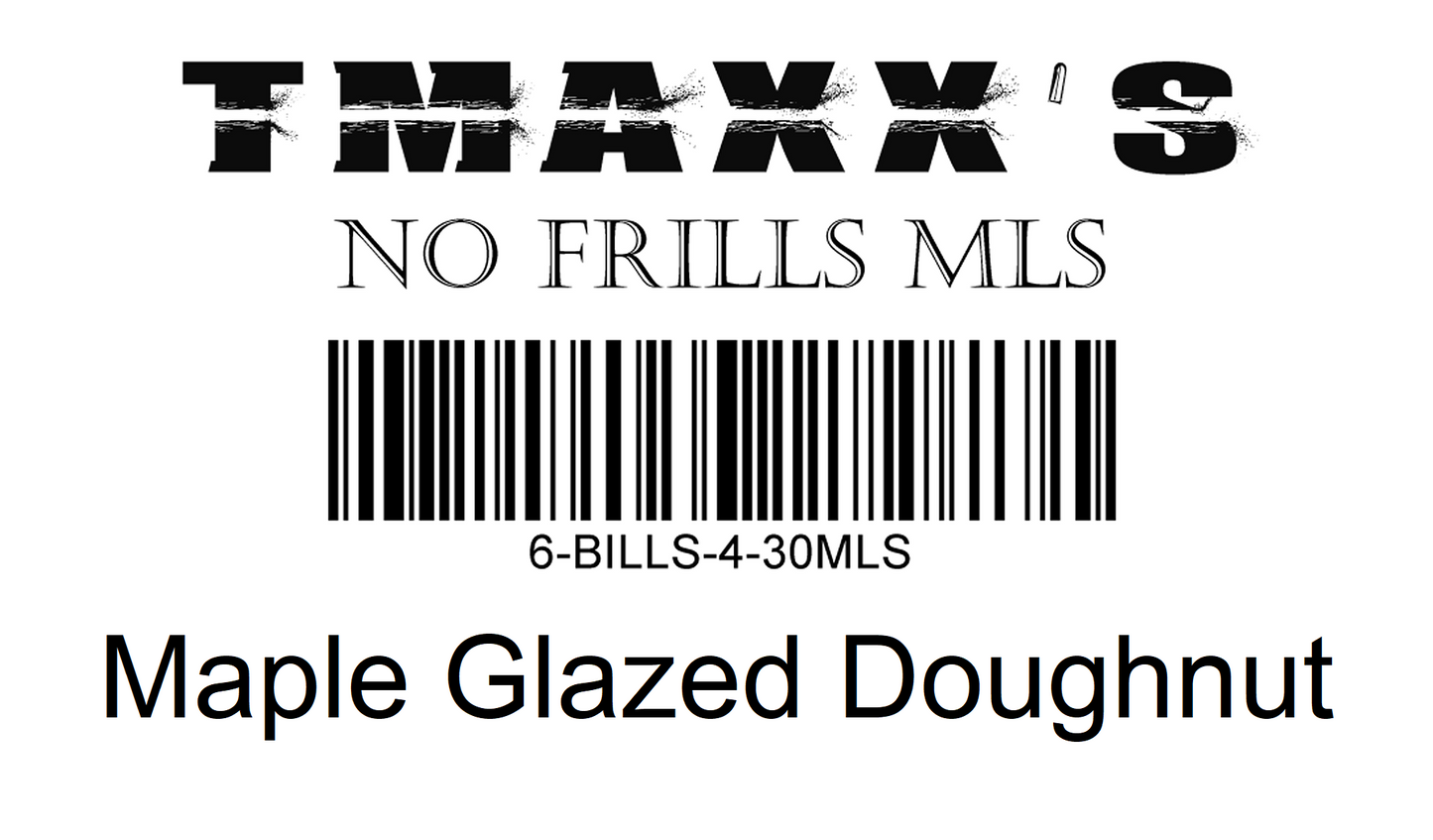 No Frills Maple Glazed Doughnut
