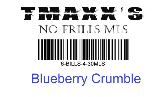 No Frills Blueberry Crumble