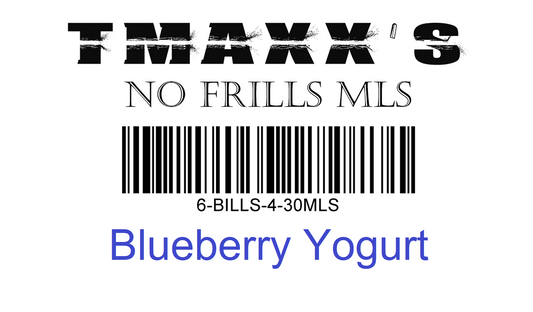 No Frills Blueberry Yogurt