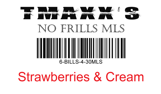 No Frills Strawberries & Cream