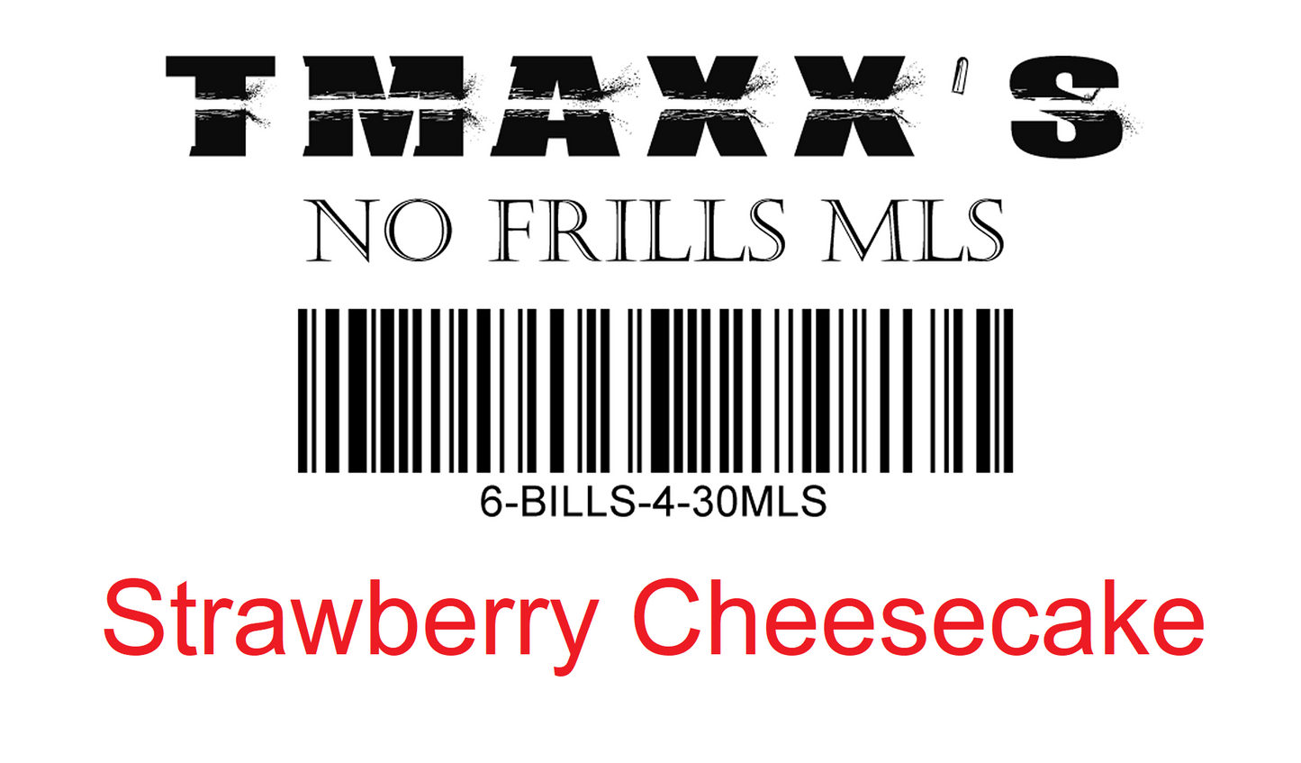 No Frills Strawberry Cheesecake
