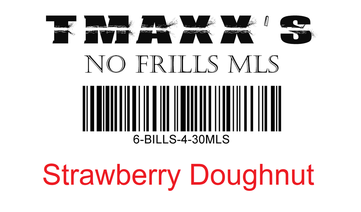 No Frills Strawberry Doughnut