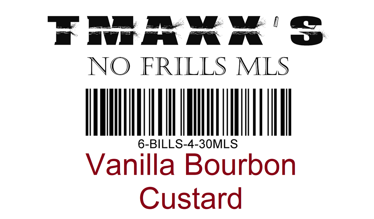 No Frills Vanilla Bourbon Custard