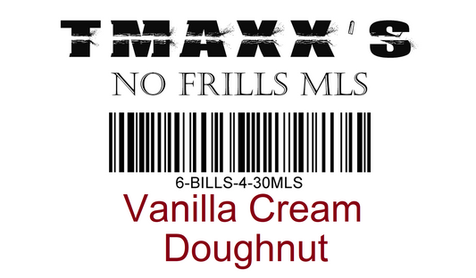 No Frills Vanilla Cream Doughnut